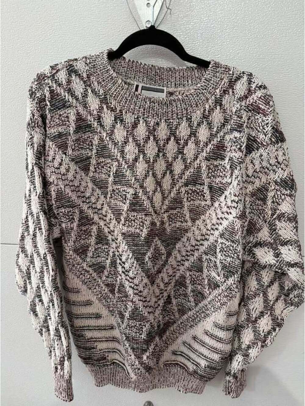 Men’s  Vintage Cotton Blend Knit Sweater
